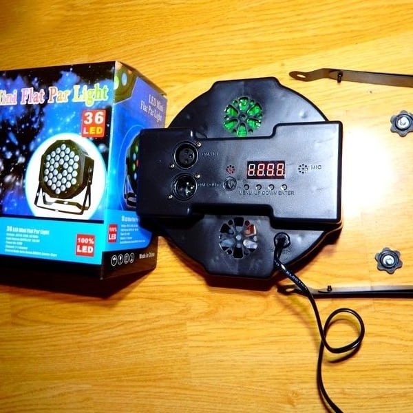 Tacho Luz Led Rgb 18w Discoteca Dmx