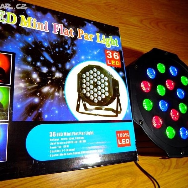 Tacho Luz Led Rgb 18w Discoteca Dmx