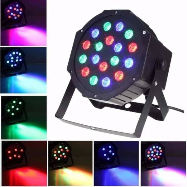 Tacho Luz Led Rgb 18w Discoteca Dmx