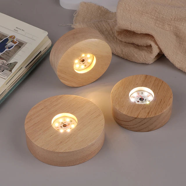 Lampara Luna 3d Esfera De Cristal Luz