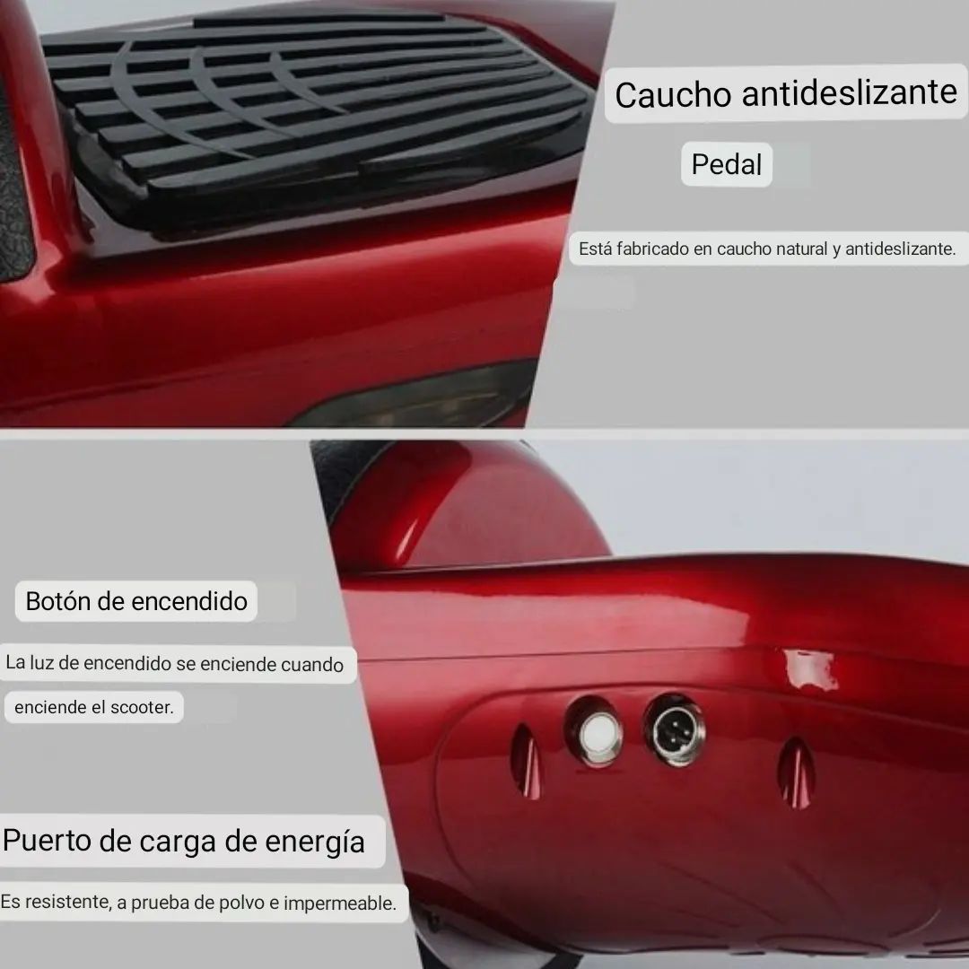 Patineta Electrica Rgb Scooter Smart