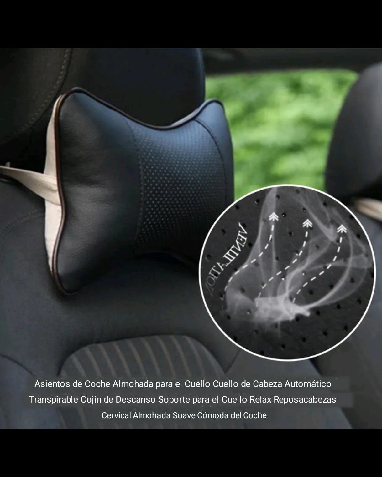 Almohada Par Cojin Auto X2
