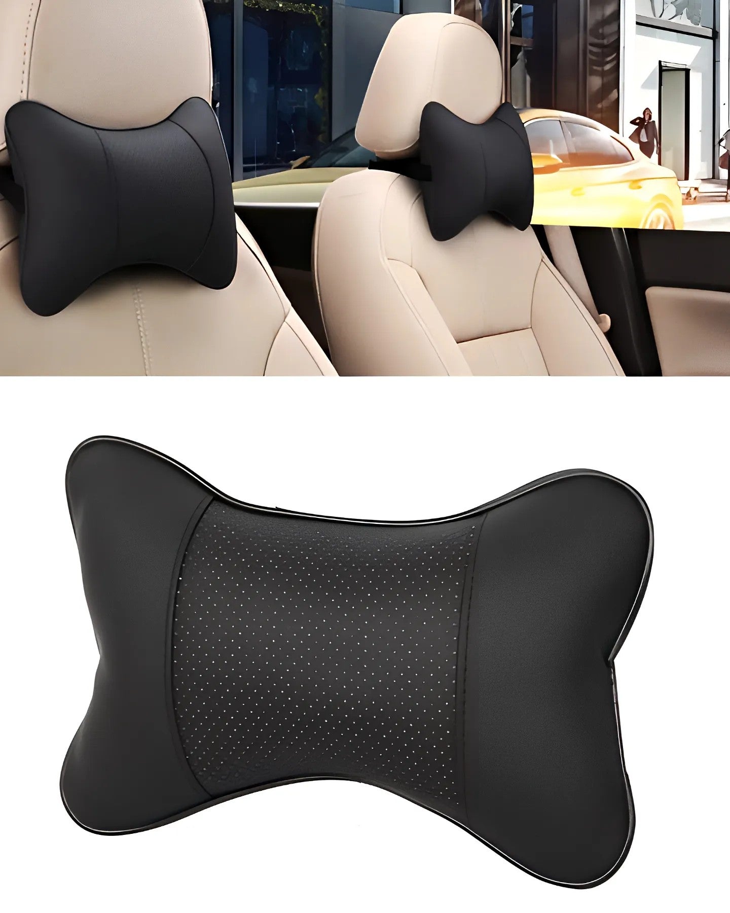 Almohada Par Cojin Auto X2