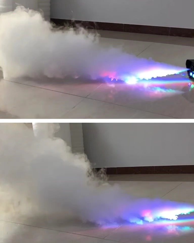Maquina Humo 600w 8 Led Inalambrico