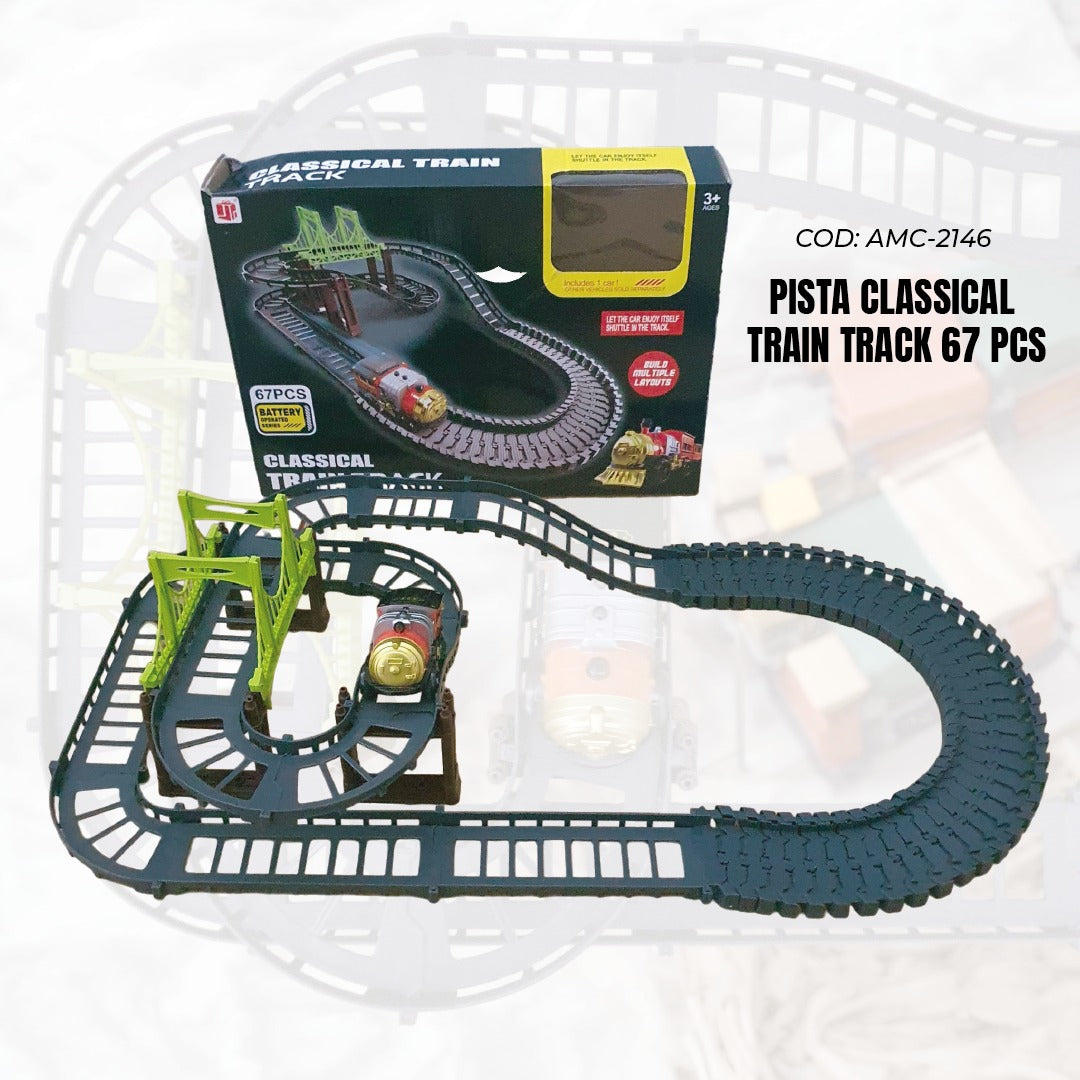 Pista Classical Train Track 67pcs