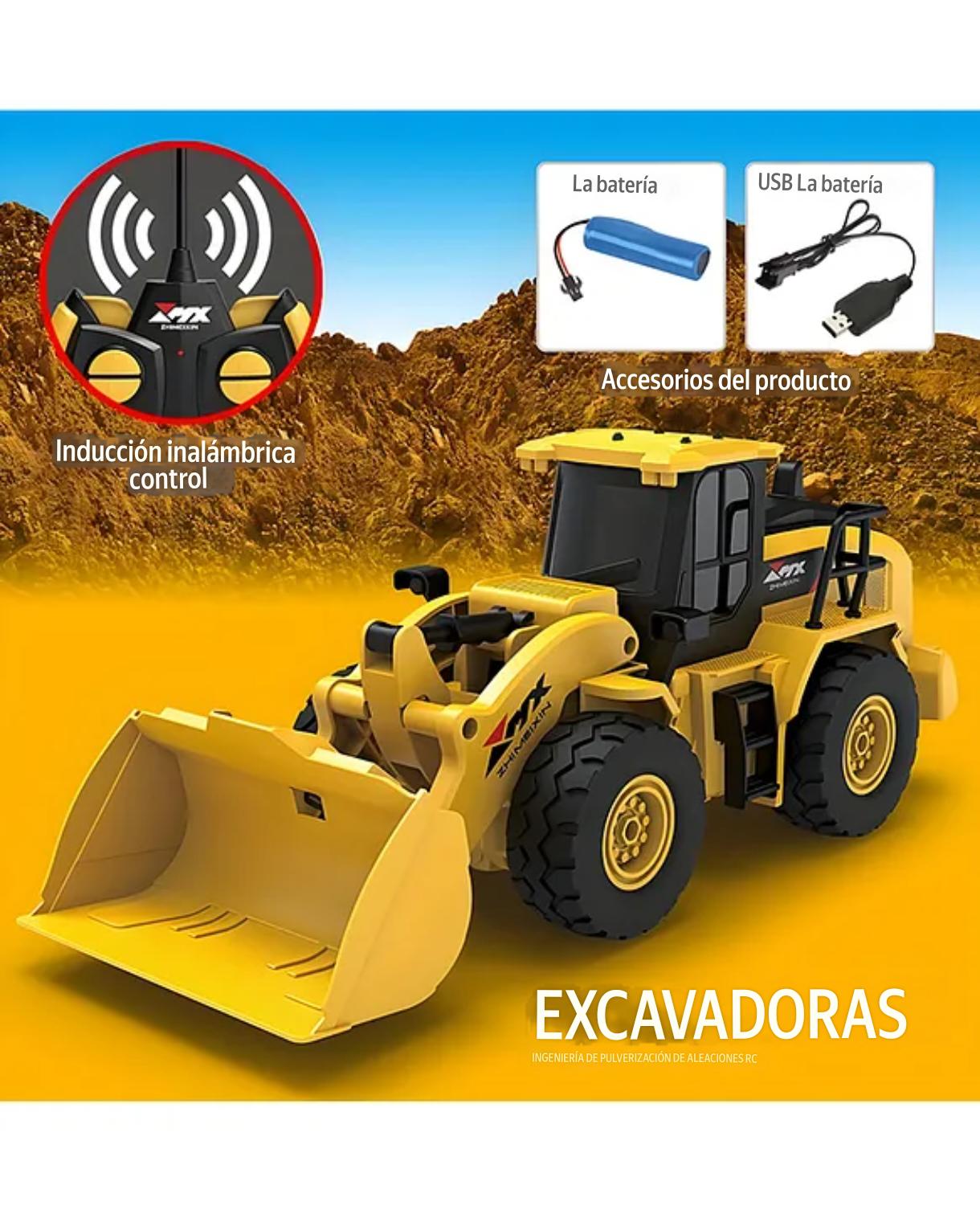 Pala Frontal Juguete Control Remoto