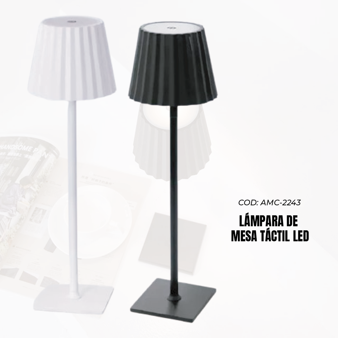 Lampara De Mesa Tactil Led