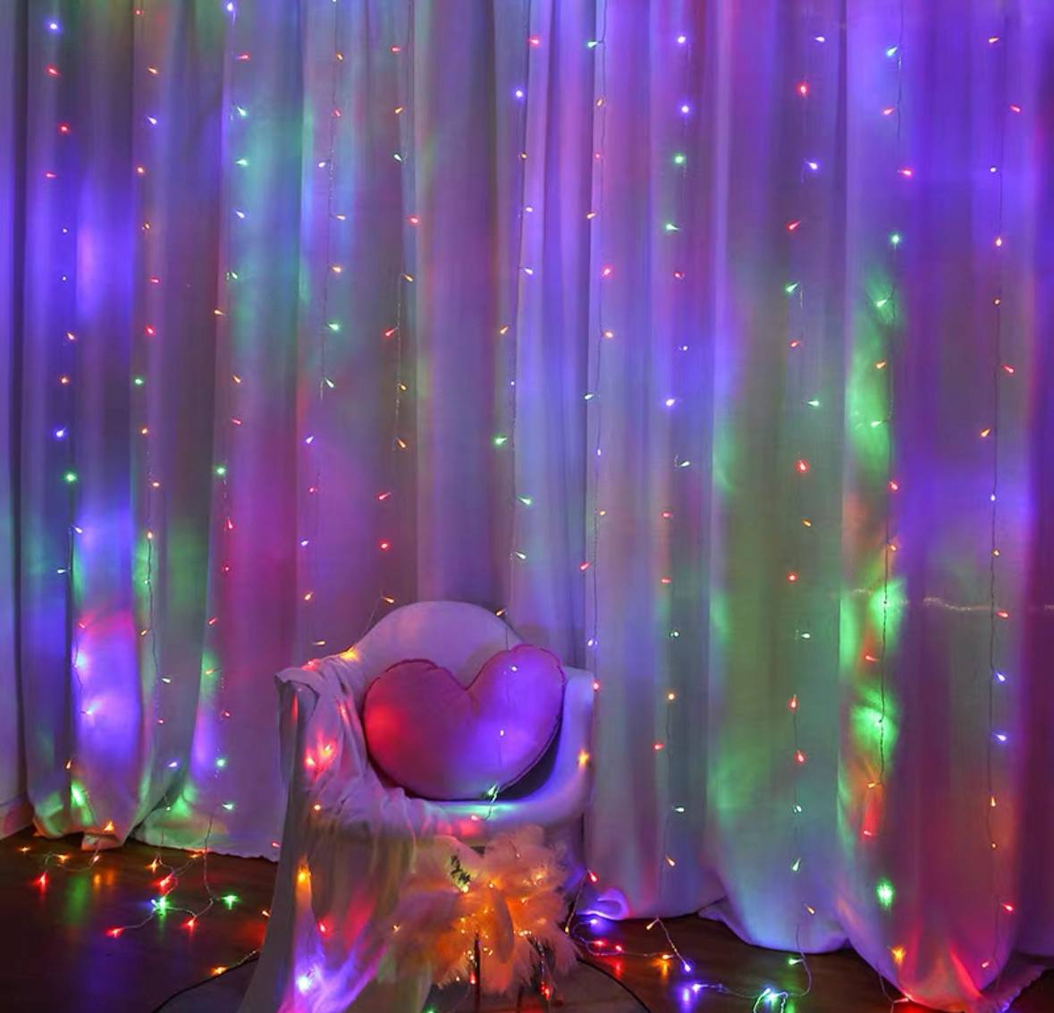 Cortina De Luces Led Decorativa