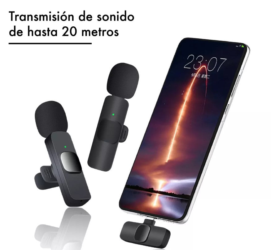 Microfono De Solapa K9 Inalambrico