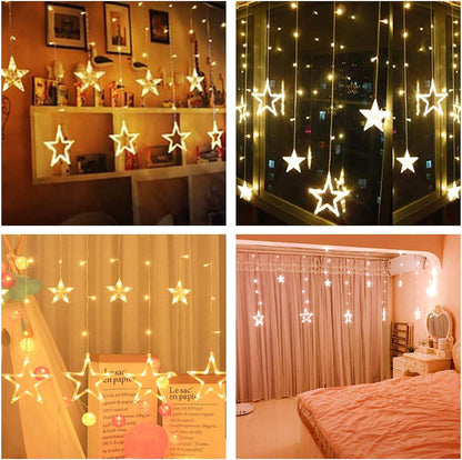 LUCES LED COLGANTES EN FORMA DE ESTRELLA