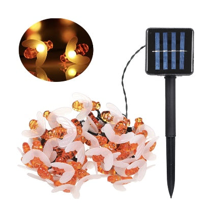 Luz Solar Abeja Guirnalda Navidad 5m