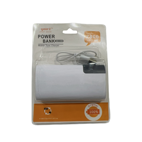 POWER BANK YOURS 7800 mAh