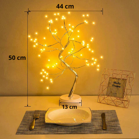 LAMPARA DECORATIVA BONSAI DORADO JM013W