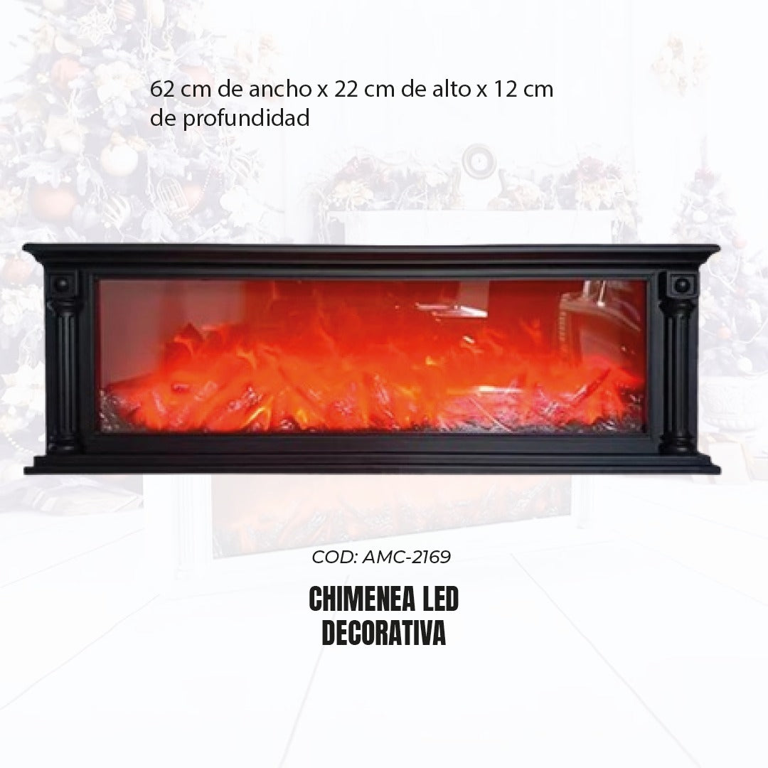 CHIMENEA LED DECORATIVA