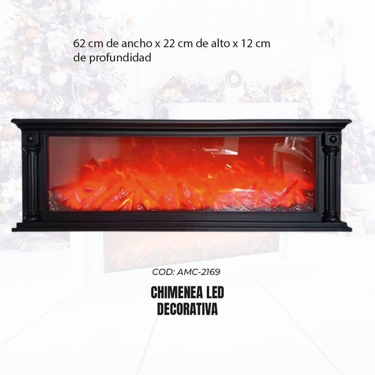 CHIMENEA LED DECORATIVA